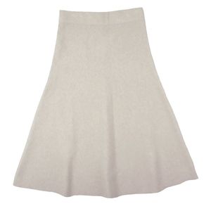 New Nwt ANN TAYLOR Oatmeal Knit Skirt